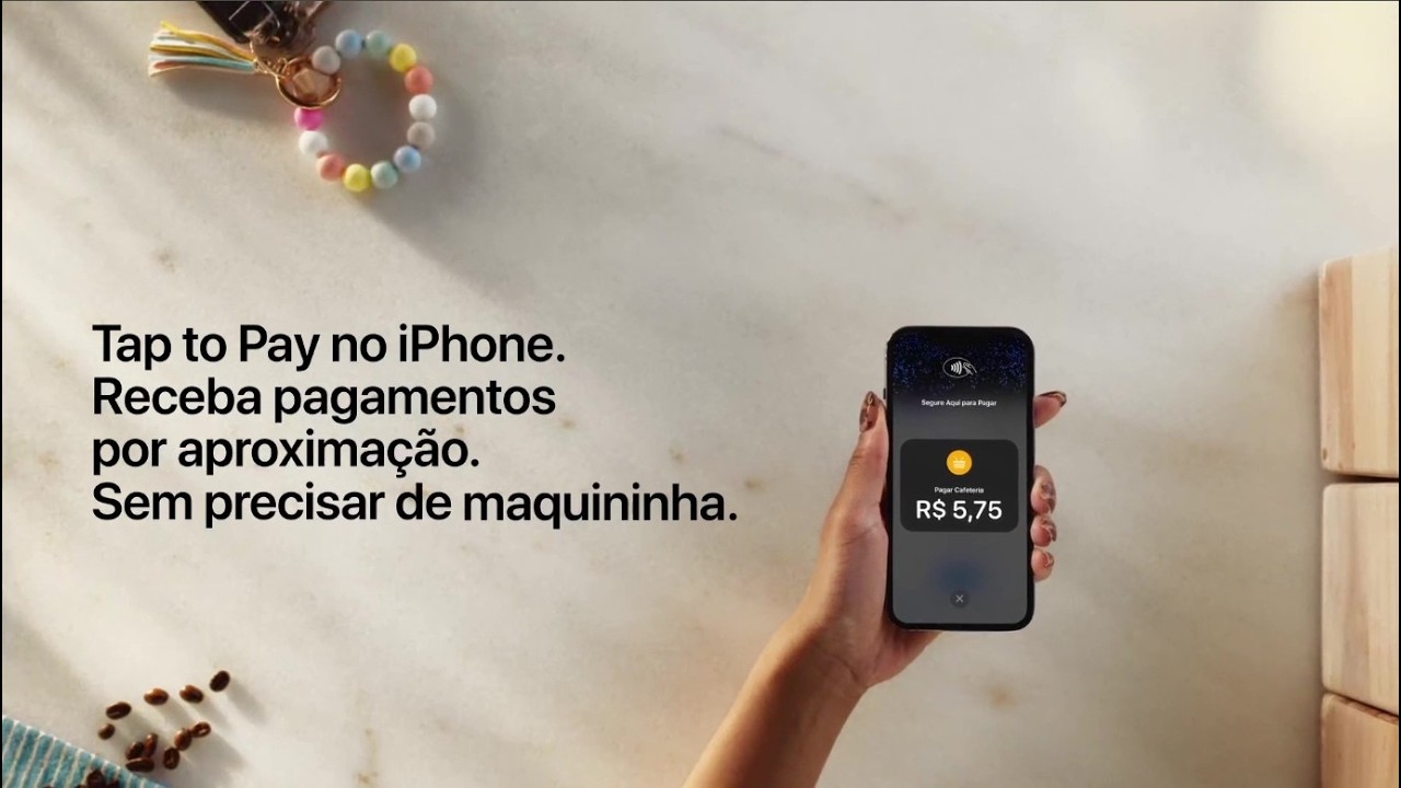 Prévia do Tap to Pay no iPhone